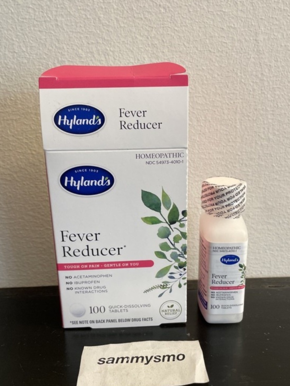 Hyland's Fever, Reducer, Natural Relief, Homeopathic, 100 Count